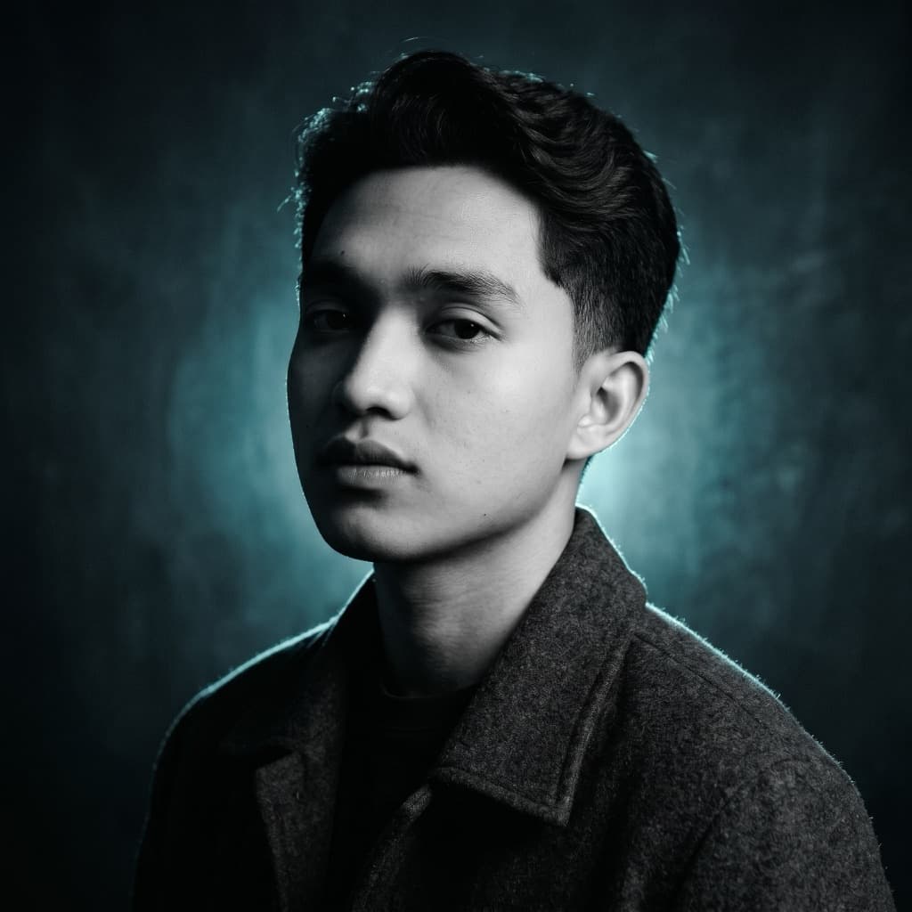Ronald Giba Gorgonia — portrait, eyes open